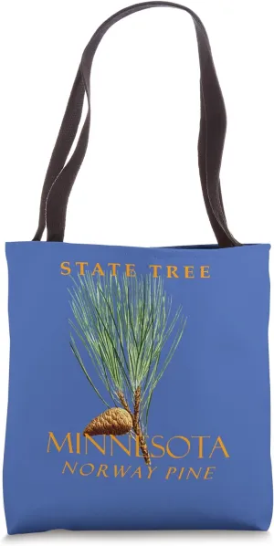 Minnesota Territory Tree The Norway Pine Tote Bag
