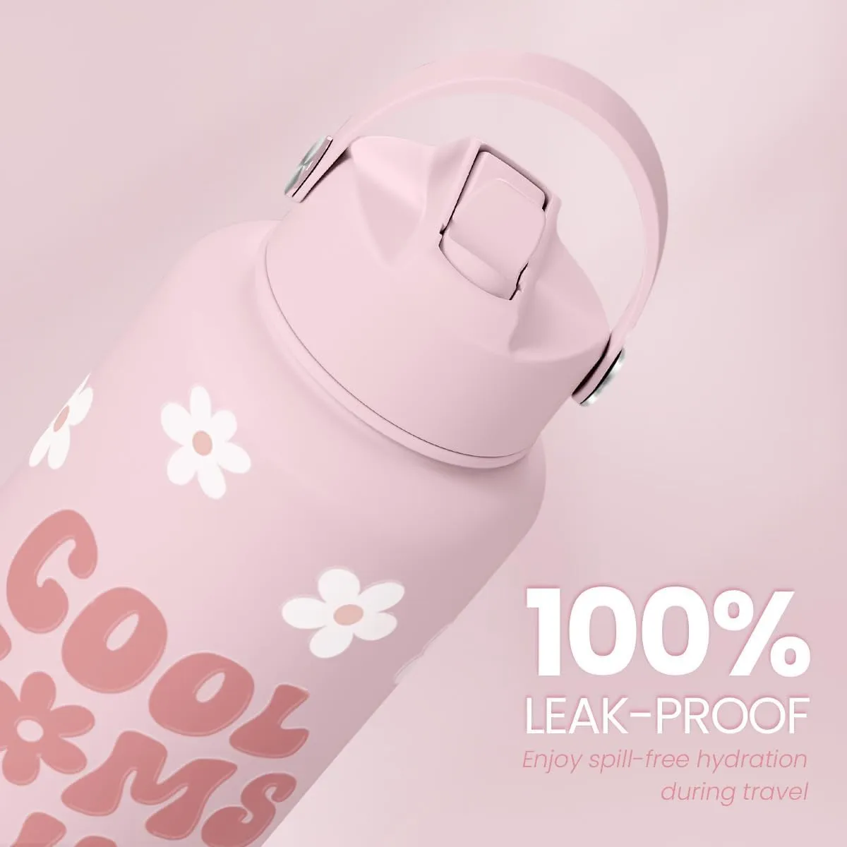 Mom Water Bottle, Cool Moms Club Bottles 32oz Stainless Steel Insulated with Lid, Mom Gifts from Daughter Son, Gifts for Mother's Day Christmas Birthday