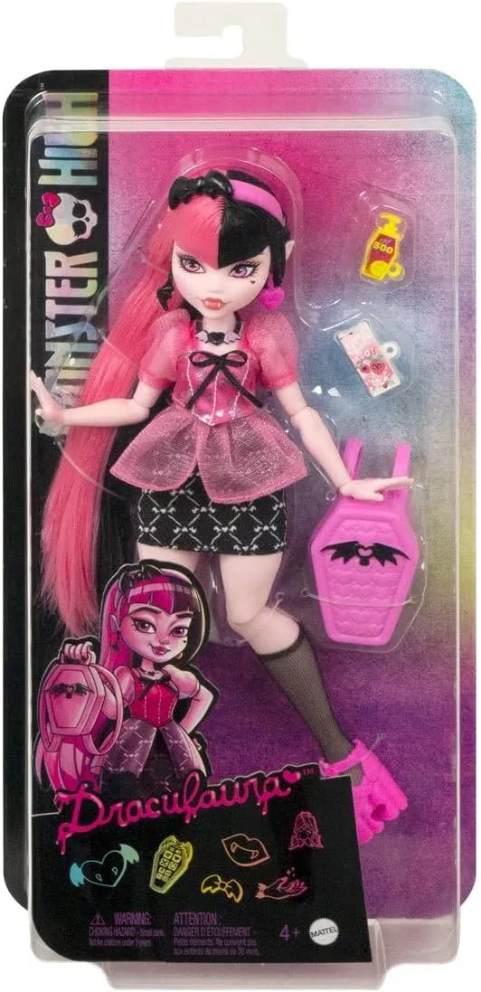 Monster High 2022 Day Out - MTHKY71 - 25cm Articulated Doll - Draculaura Character