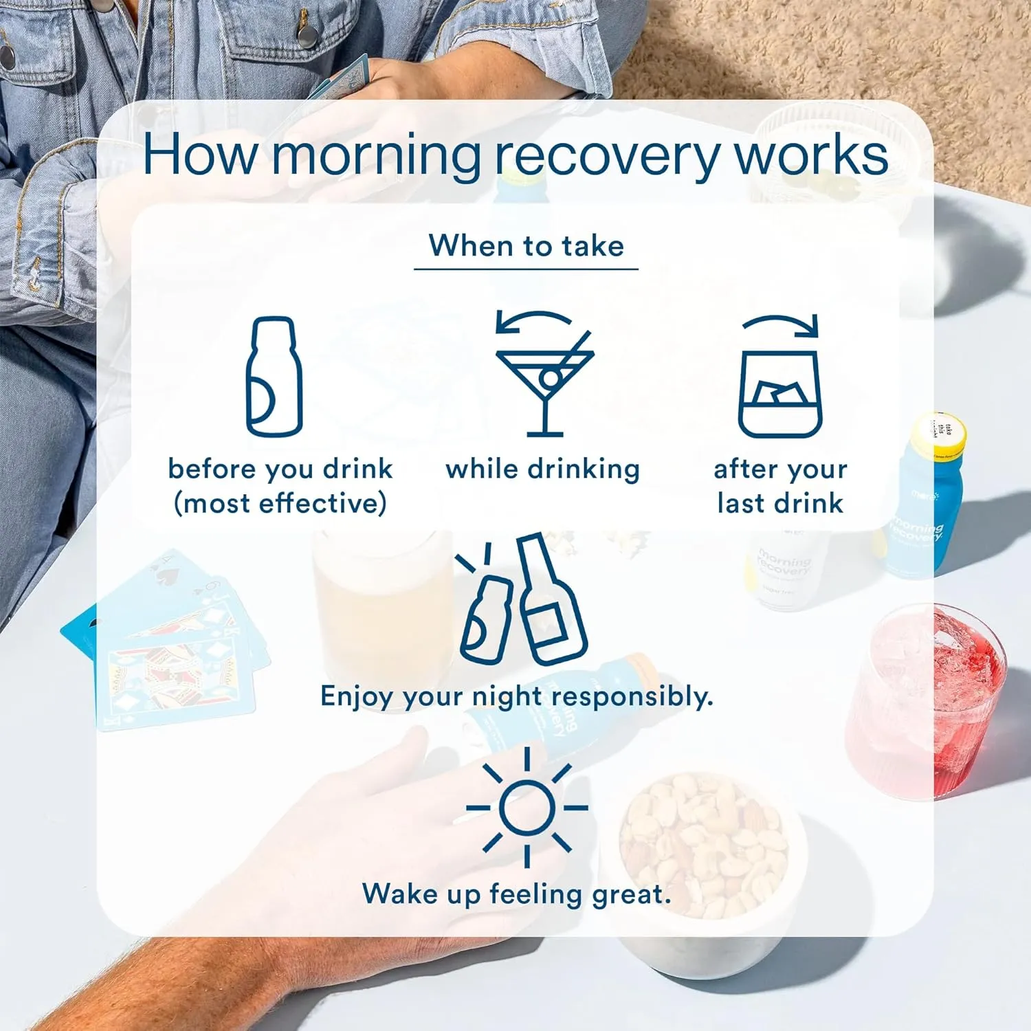 Morning Recovery Electrolyte, Milk Thistle Drink Proprietary Formulation to Hydrate While Drinking for Morning Recovery, Highly Soluble Liquid DHM, Sugar-Free Lemon, Pack of 12