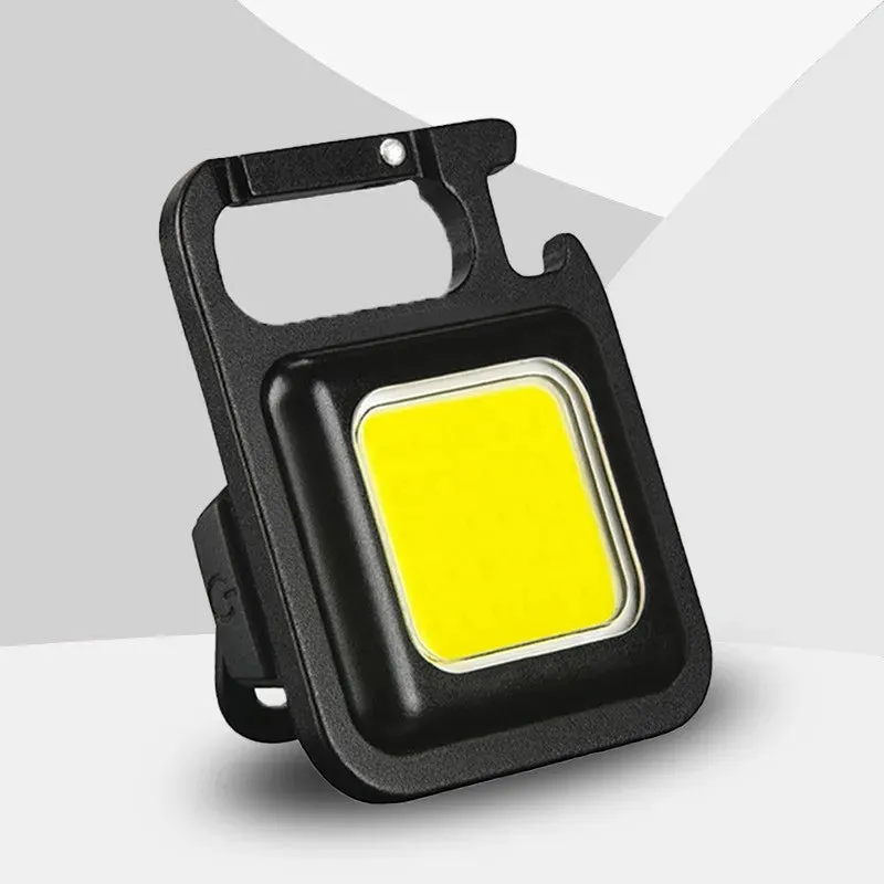 Multifunctional COB Keychain Flashlight