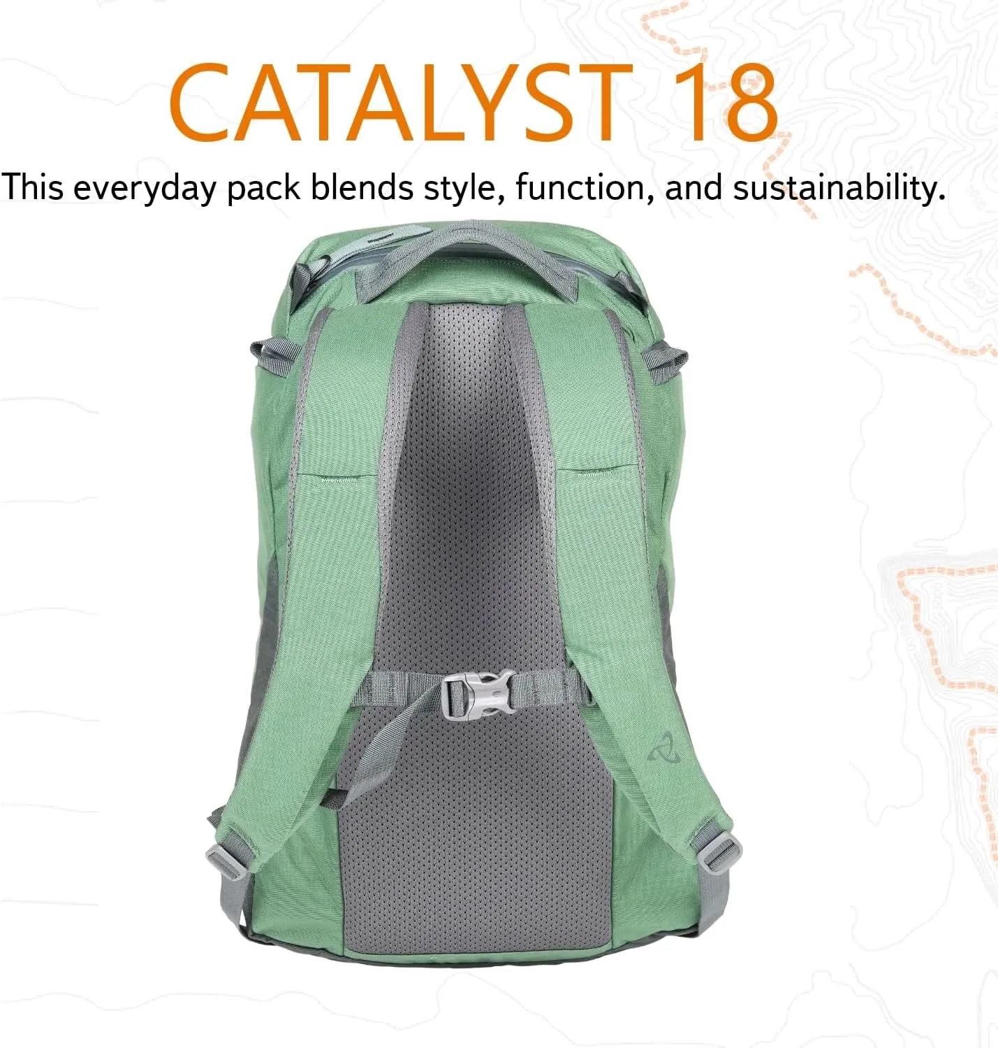Mystery Ranch Catalyst 18L Travel Backpack with Tech Pocket for Everyday Carry and Adventures - Noble Fir