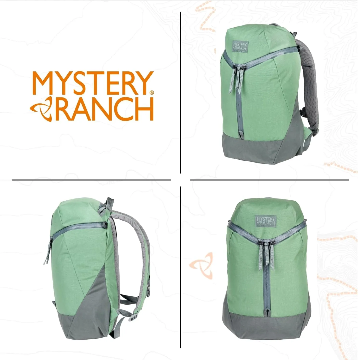 Mystery Ranch Catalyst 18L Travel Backpack with Tech Pocket for Everyday Carry and Adventures - Noble Fir