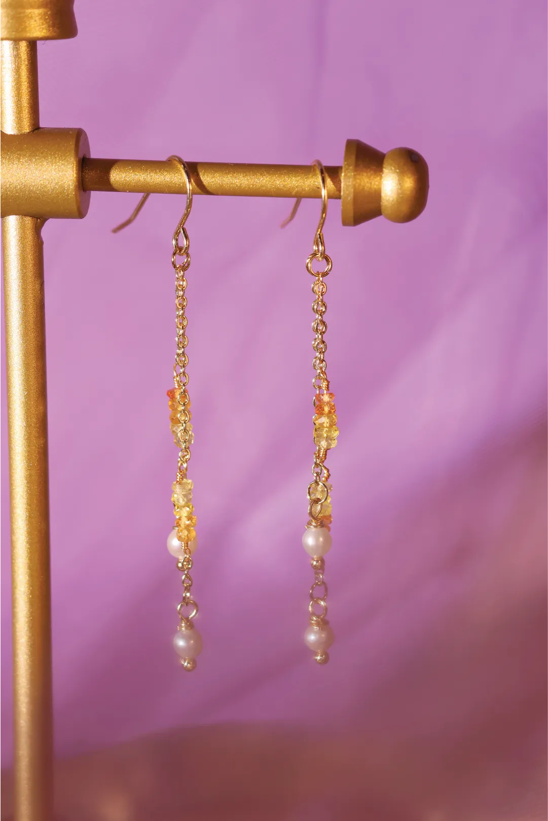 Mystic Glow - Aerrin × Sunset Earrings