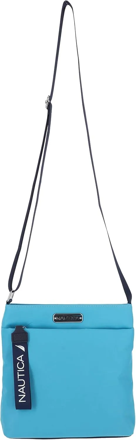 Nautica Diver Nylon Small Women's Crossbody Bag Purse with Adjustable Shoulder Strap
