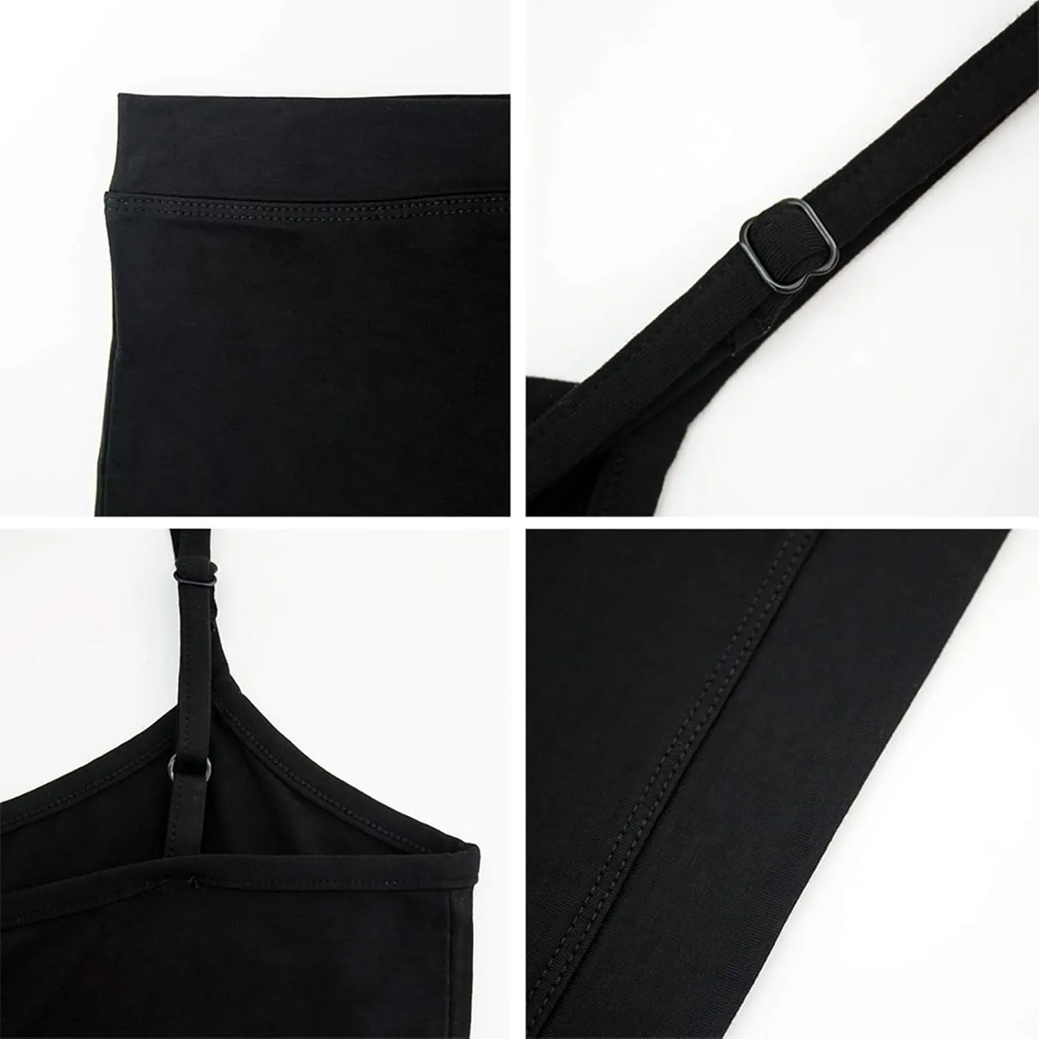 NEWITIN 4 Pack Spaghetti Strap Camisole Top Adjustable Strap Tank Top for Women Girls