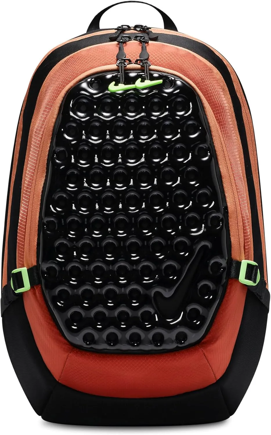 Nike Air Max Unisex Adult Backpack (17L) One Size (Black/Rugged Orange/Lime Blast)