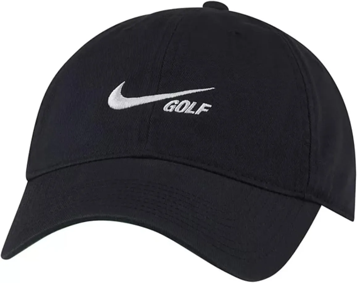 Nike Unisex Heritage 86 Washed Golf Cap Hat Printed Club Adjustable Strap