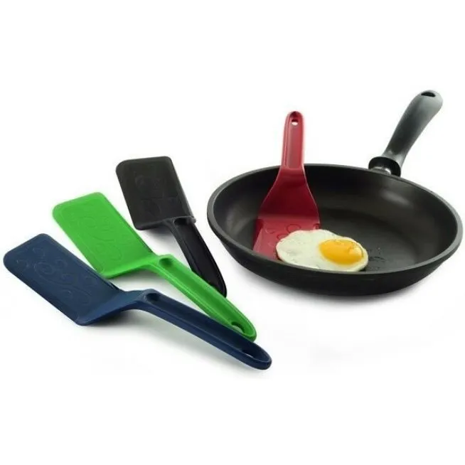Norpro Heat-Resistant Rigid Nylon Spatula Turner - Pot & Pan Scraper