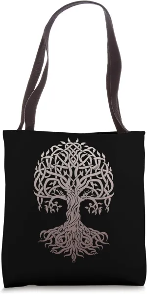 Norse Myth Yggdrasil Tree of Life Viking Tote Bag
