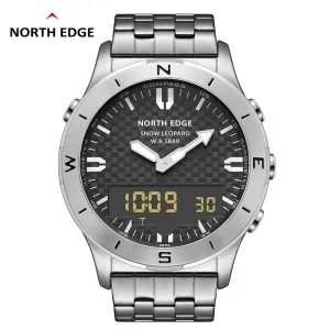 North Edge Snow Leopard Outdoor Watch for Men – Altimeter, Barometer & Compass
