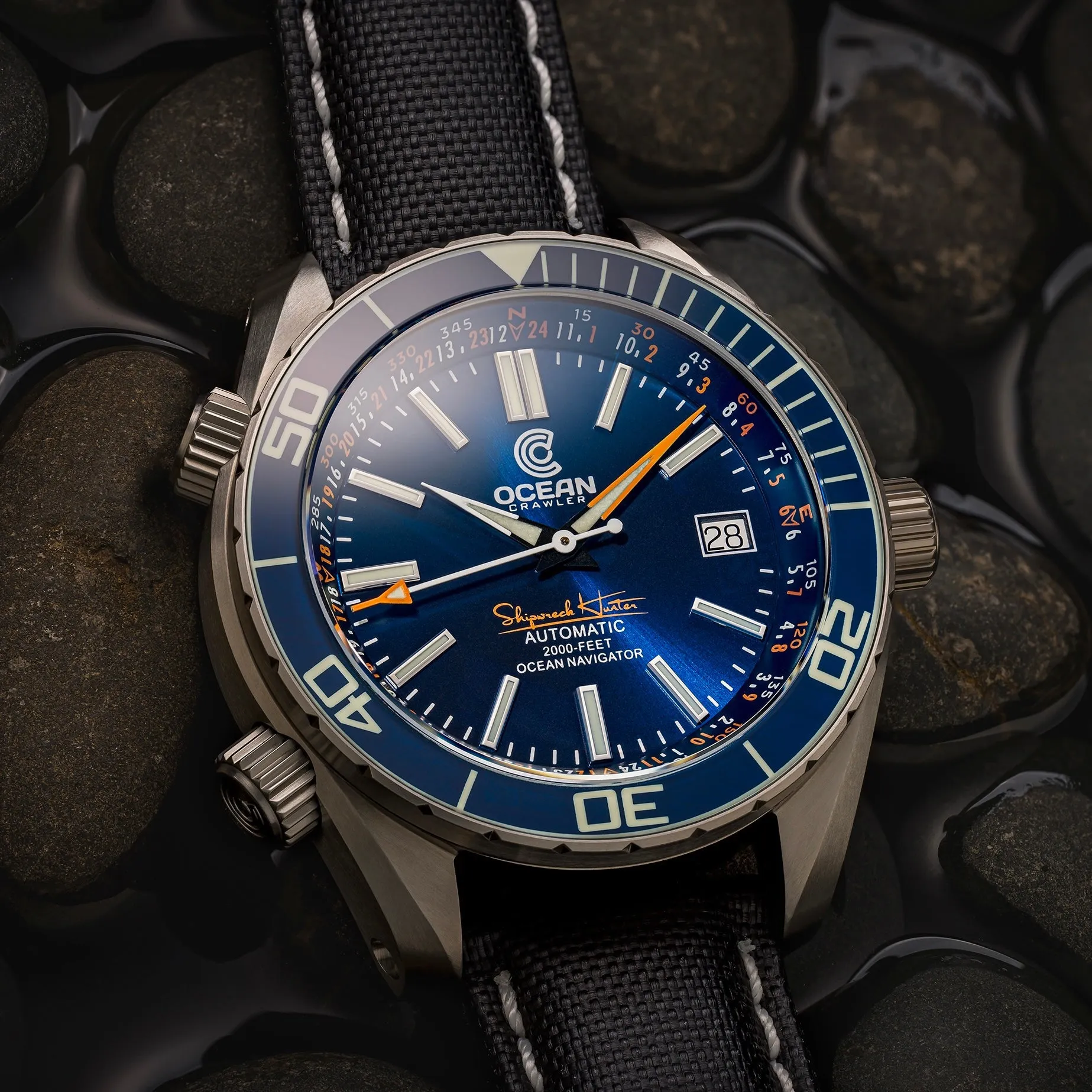 Ocean Crawler Ocean Navigator - Blue V3 - Titanium