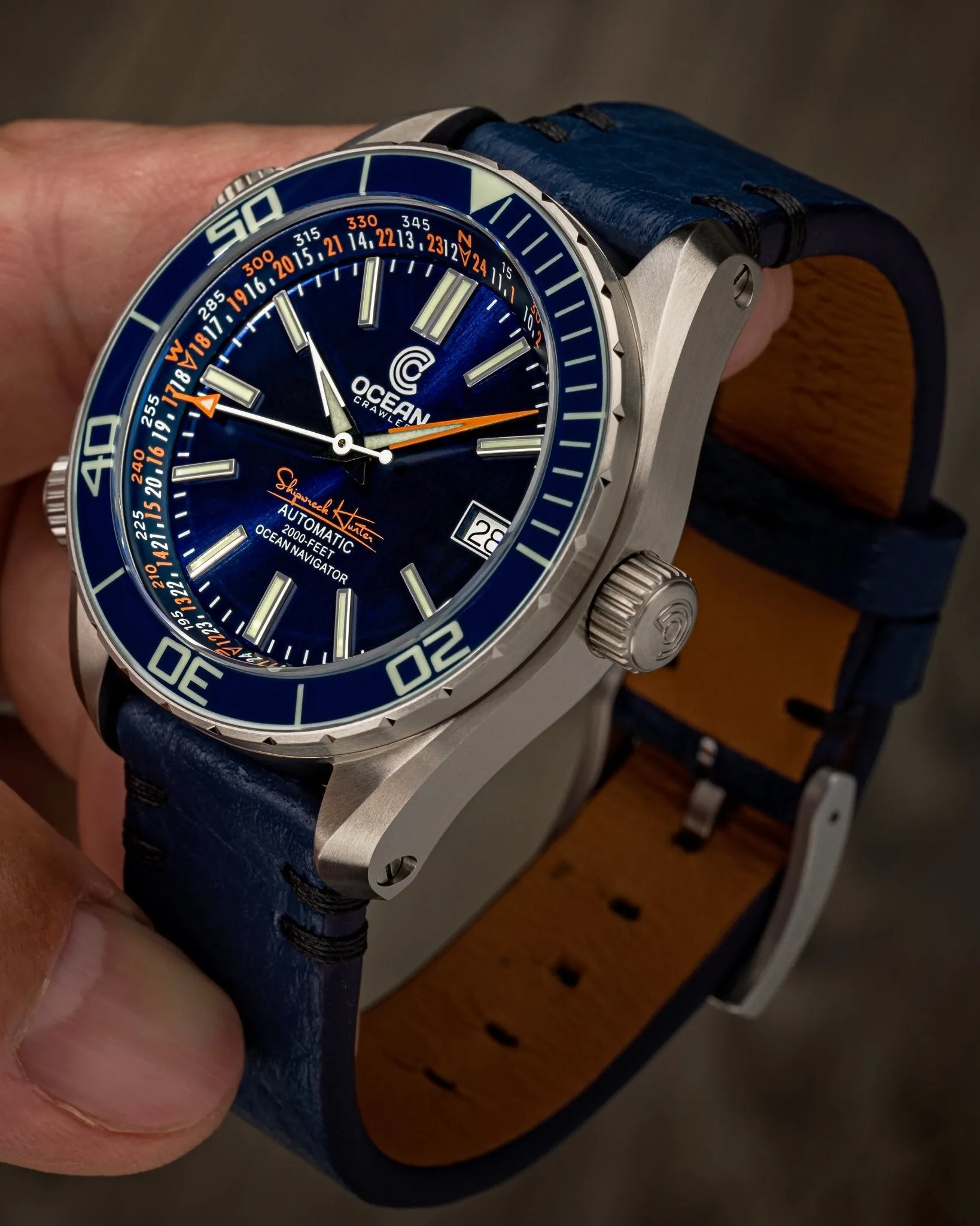 Ocean Crawler Ocean Navigator - Blue V3 - Titanium