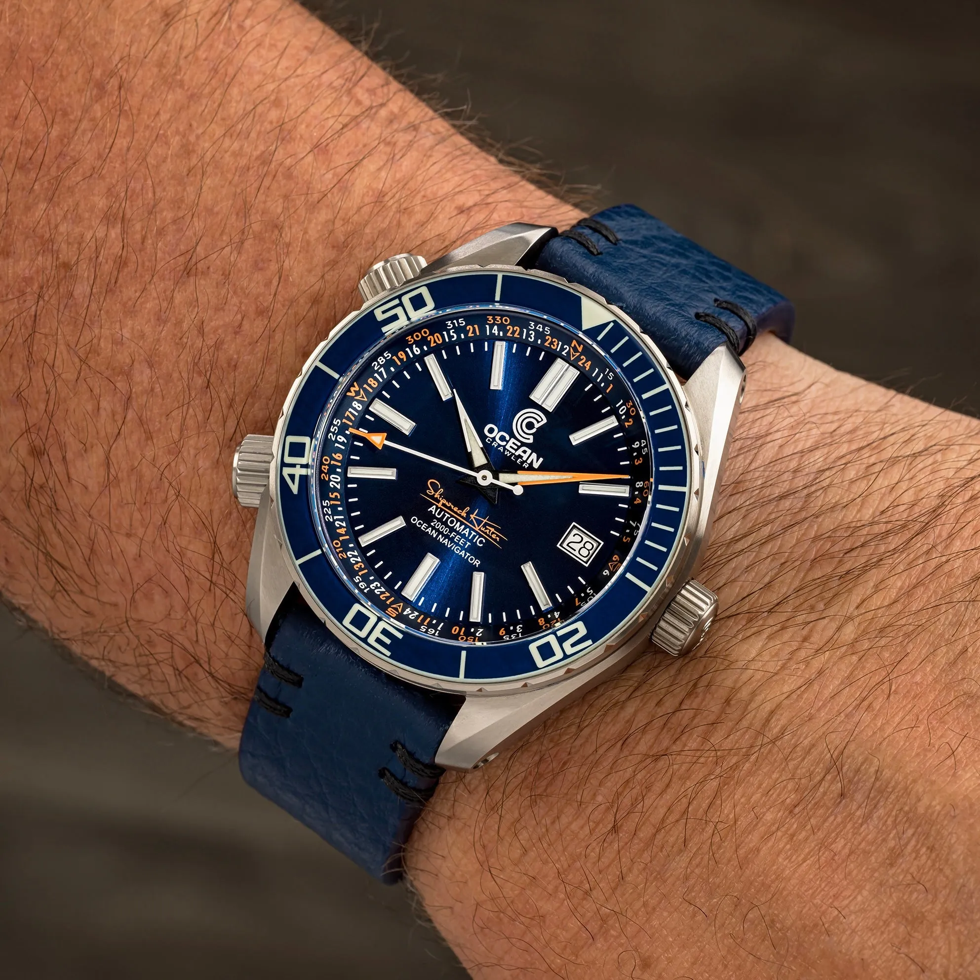 Ocean Crawler Ocean Navigator - Blue V3 - Titanium
