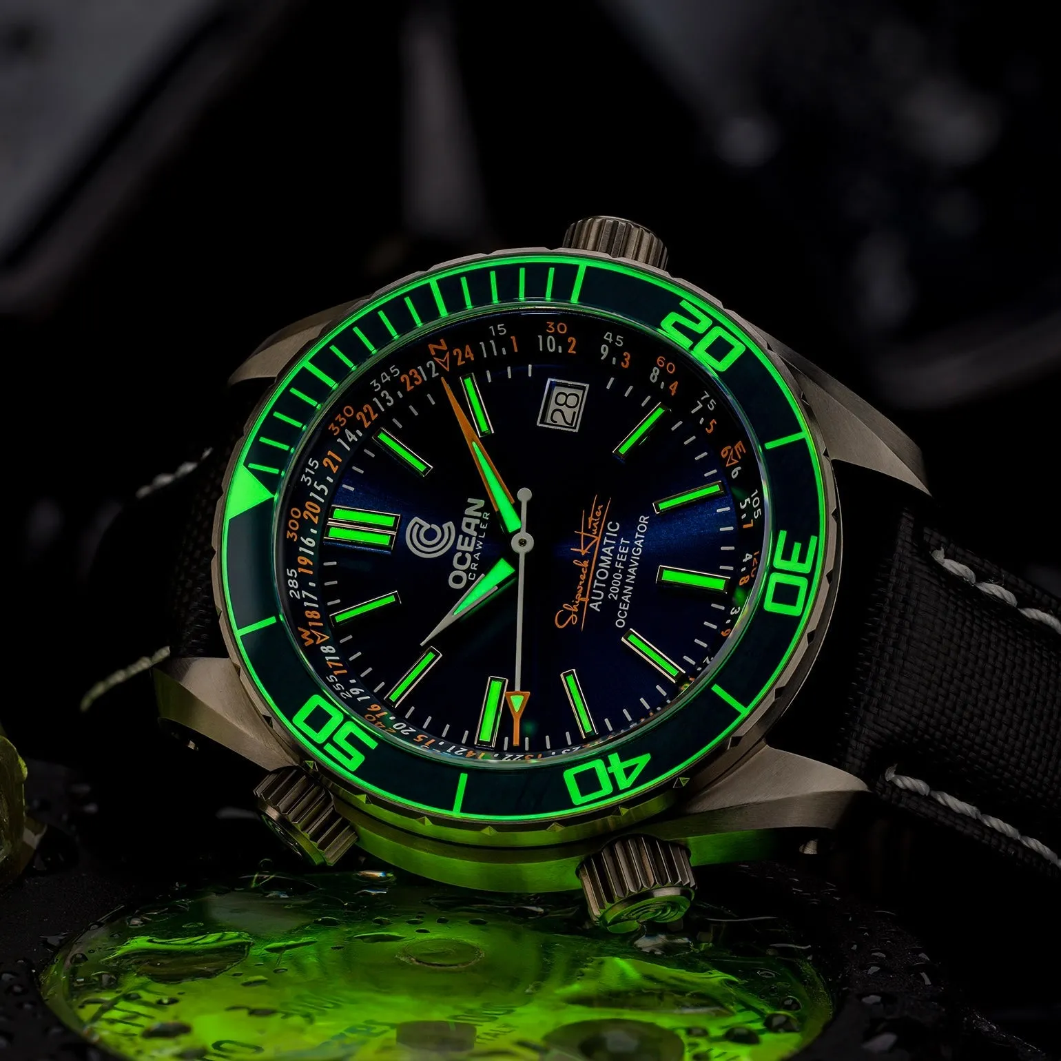 Ocean Crawler Ocean Navigator - Blue V3 - Titanium