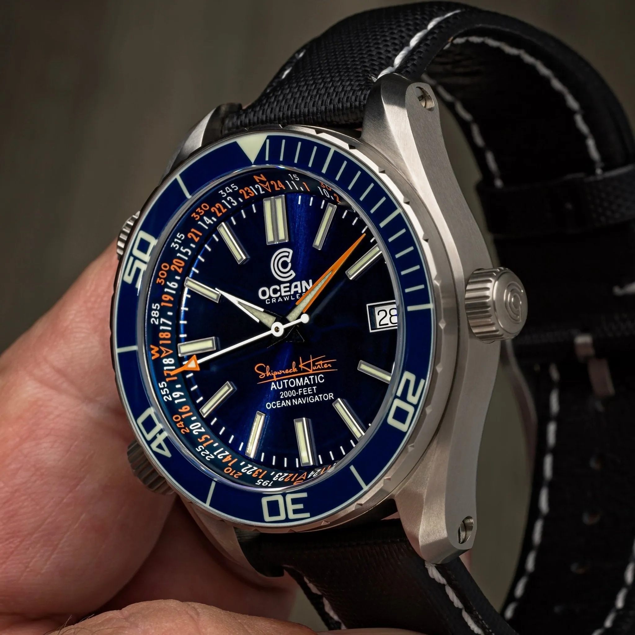 Ocean Crawler Ocean Navigator - Blue V3 - Titanium