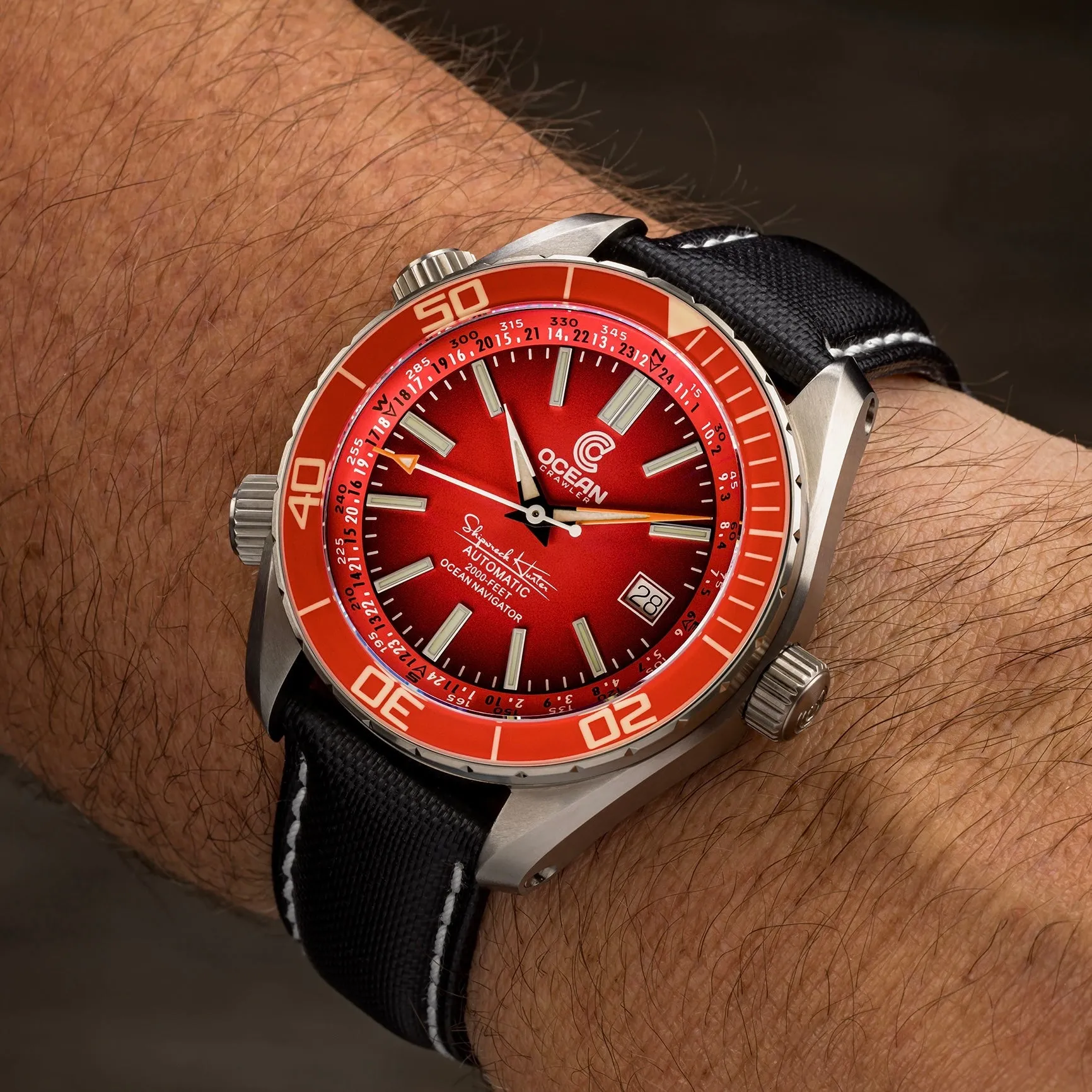 Ocean Crawler Ocean Navigator - Red V3 - Titanium