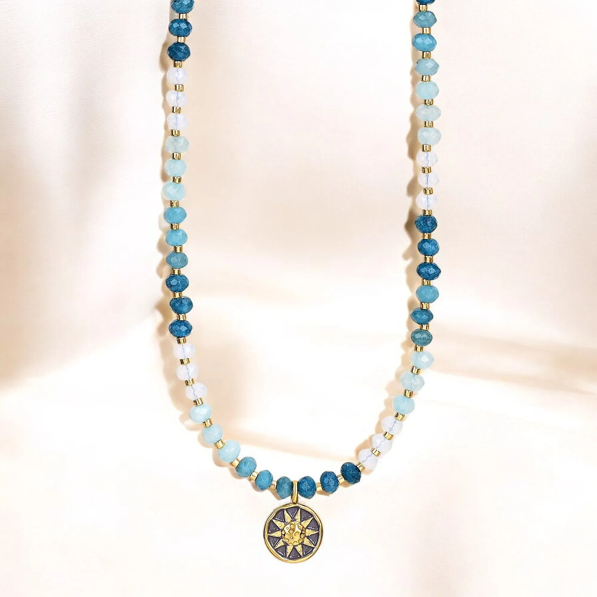 Ocean Glow Jade Necklace