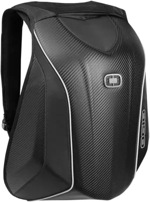 OGIO 123006.36 No Drag Mach 5 Motorcycle Backpack - Stealth Black , 20.5" H x 14.5" W x 7" D, Medium