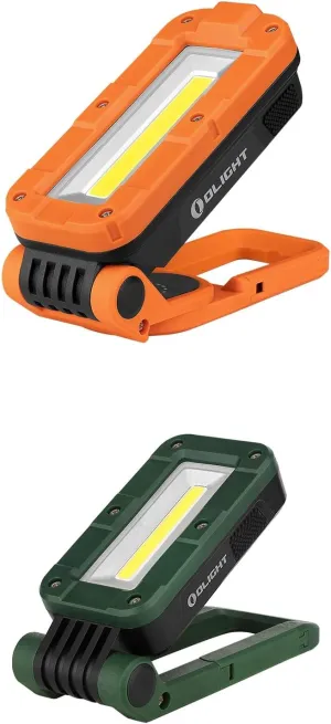 OLIGHT Swivel Pro COB Work Light 1100 Lumens LED Rechargeable Flashlight Bundle with Swivel 400 Lm with Magnetic Base