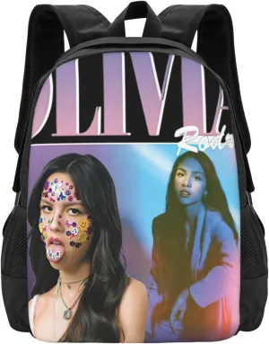 Olivia Songwriter Actress Rodrigo Unisex Sports Bag, Backpack for Picnic Fashion Business Backpack Notebook Bag for Men and Women