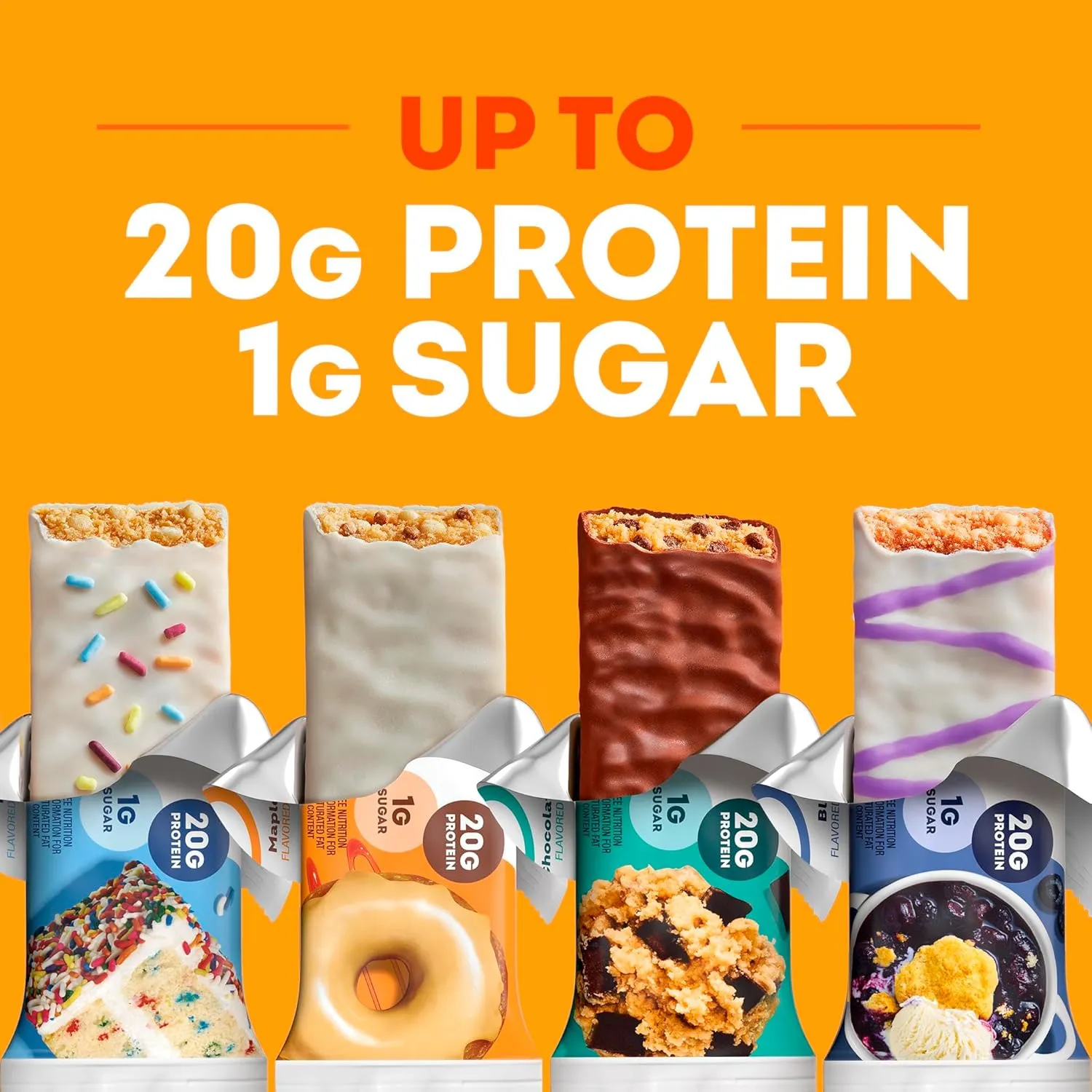 ONE Protein Bars, Chocolate Almond Bliss, Gluten Free with 20g Protein and 1g Sugar, Pantry Staples, 2.12 oz (12 Pack), Packaging May Vary