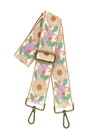 Organza Crossbody Bag Strap|Beige Back