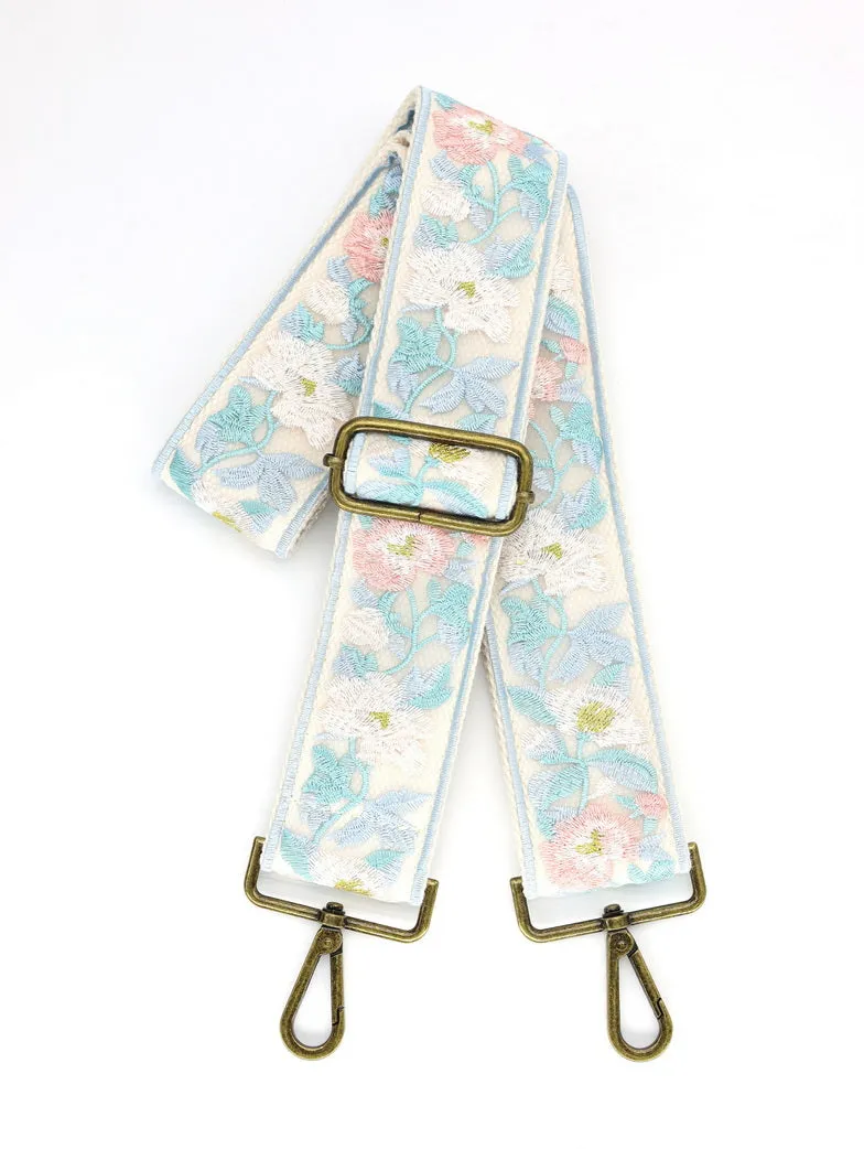 Organza Crossbody Bag Strap|Beige Back