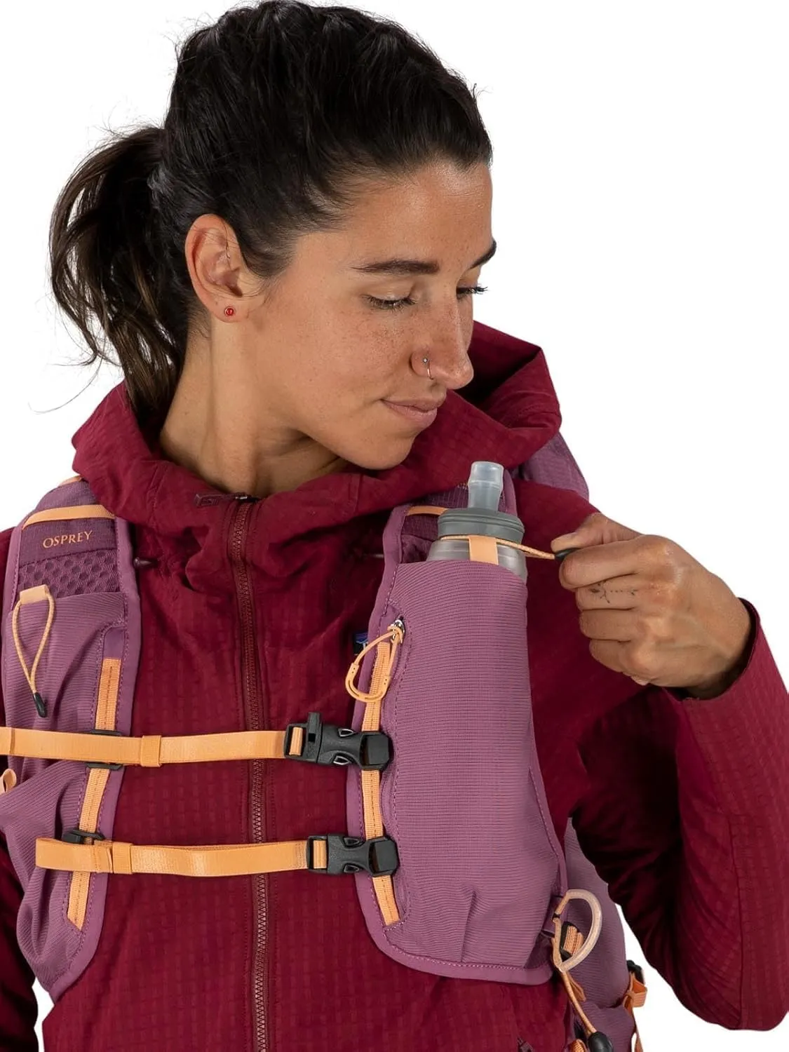 Osprey Tempest Velocity 20L Women's Hiking Backpack, Pashmina/Melon, WM/L