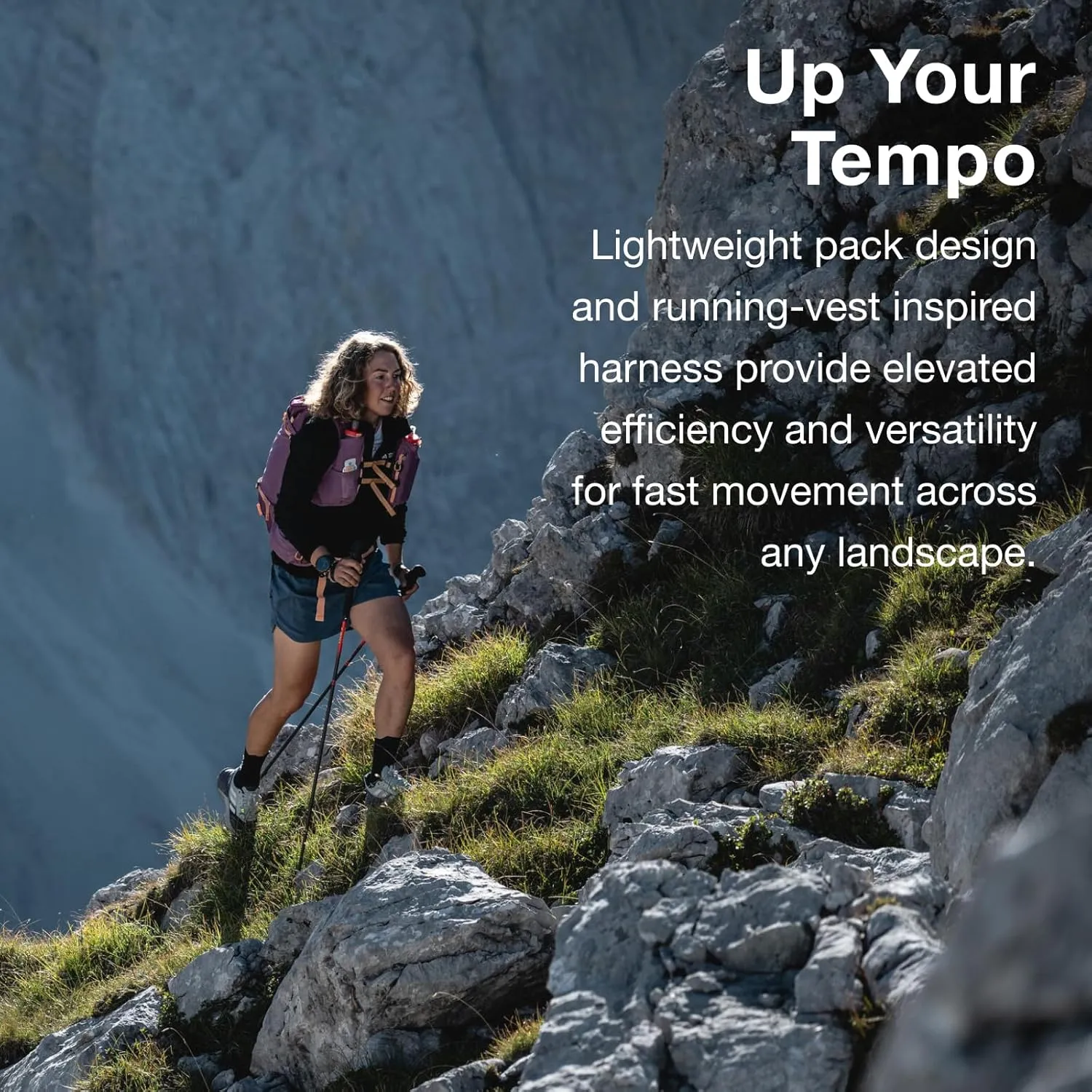 Osprey Tempest Velocity 20L Women's Hiking Backpack, Pashmina/Melon, WM/L
