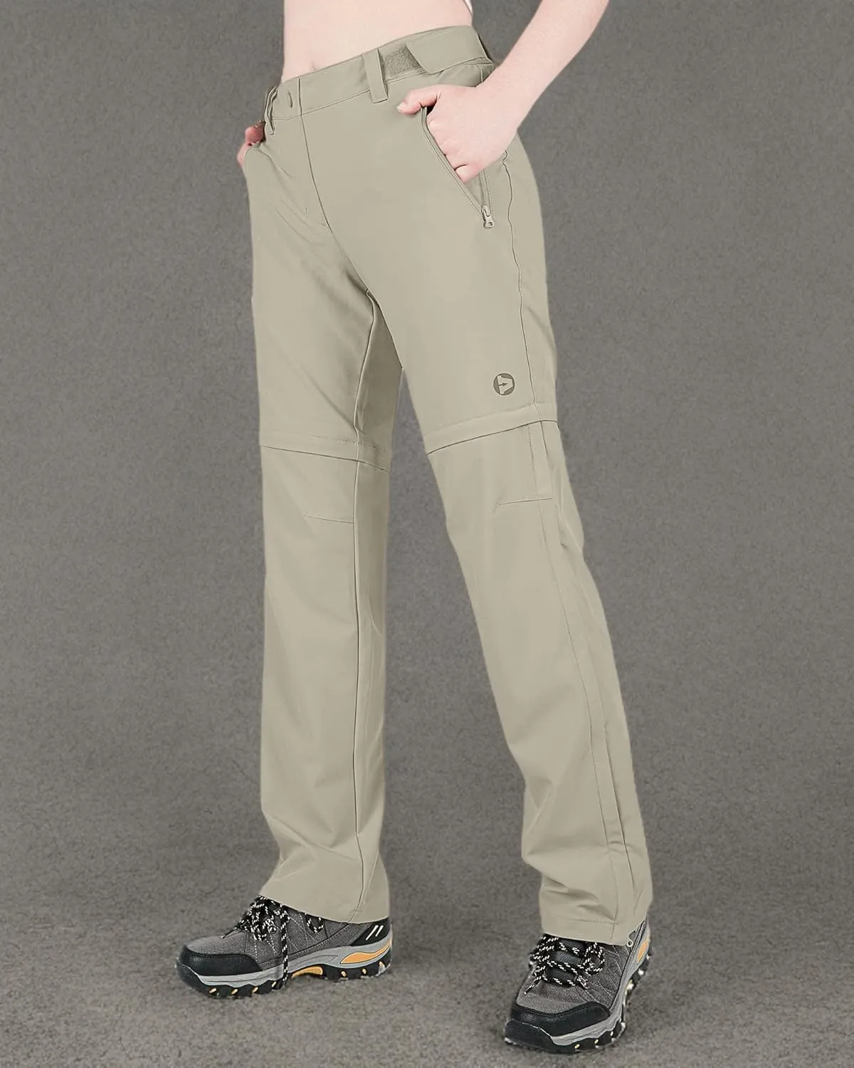 Outdoor Ventures Women's Convertible Pants, Quick Dry Hiking Zip-Off Pants, Stretch Lightweight Cargo Pants