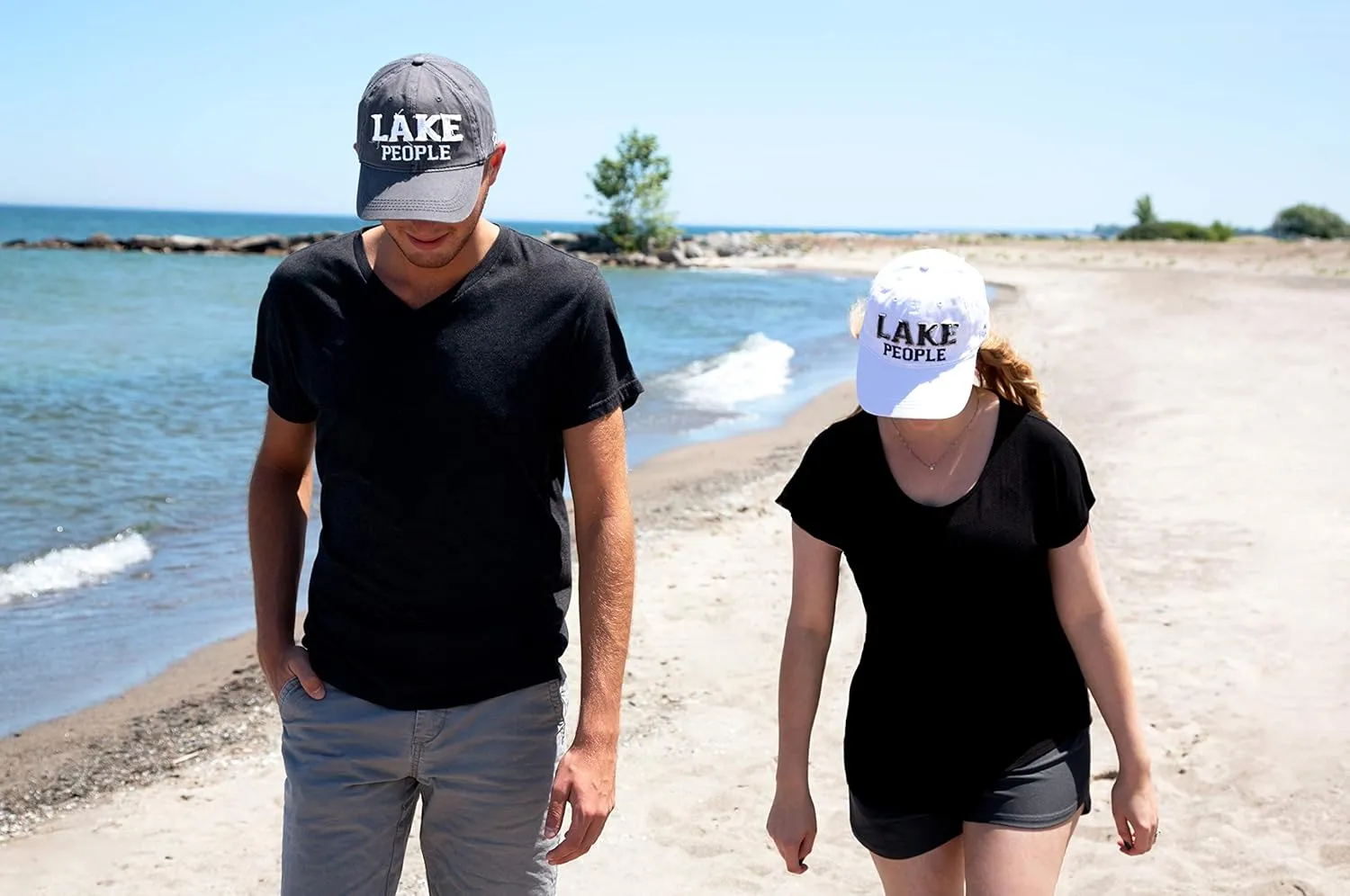 Pavilion Gift Company Lake People Adjustable Strap Cap