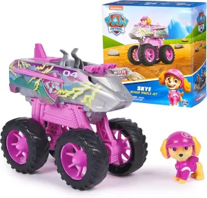 Paw Patrol: Rescue Wheels Skye’s Jet, Toy Truck with Transformation into Jet-Mode and Collectible Action Figure, Kids Toys for Boys & Girls Ages 3 