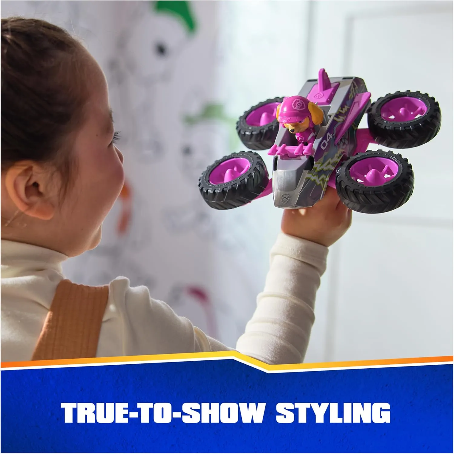 Paw Patrol: Rescue Wheels Skye’s Jet, Toy Truck with Transformation into Jet-Mode and Collectible Action Figure, Kids Toys for Boys & Girls Ages 3 