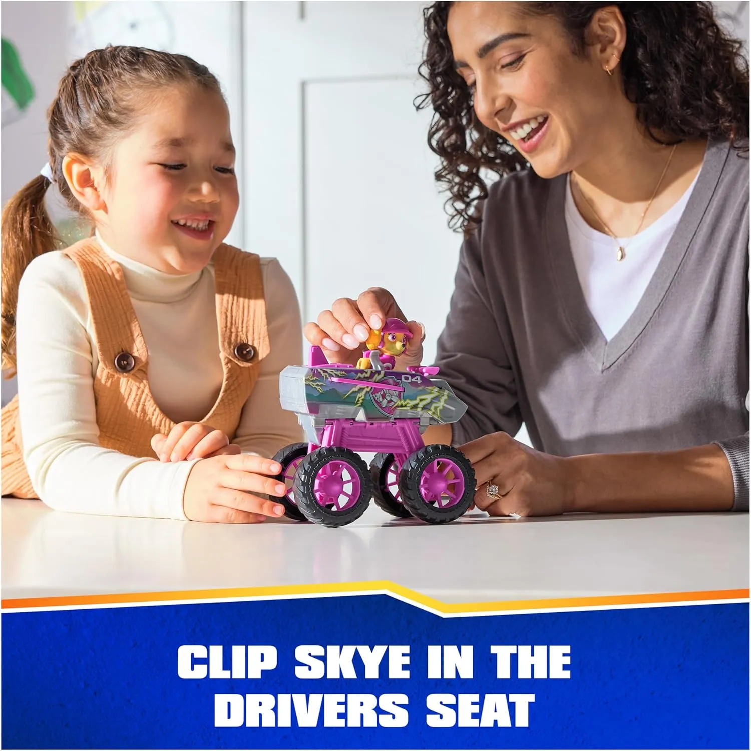 Paw Patrol: Rescue Wheels Skye’s Jet, Toy Truck with Transformation into Jet-Mode and Collectible Action Figure, Kids Toys for Boys & Girls Ages 3 