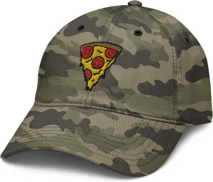 Pepperoni Pizza Slice Adjustable Baseball Hat