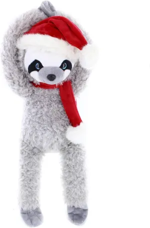 Plushland Xmas Sloth Plush Stuffed Animal –Christmas Sloth Gift for Kids and Adults – Plush Toy with Long Cuddly Arms – Lazy Slowla – 12 Inches.