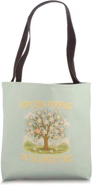 Popcorn Popping on the Apricot Tree Tote Bag