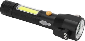 Portable Flashlights Wear Resistant Rechargeable 4 Dimm Level Camping Equipment Flashlights with COB Side Light for Tent Lighting
