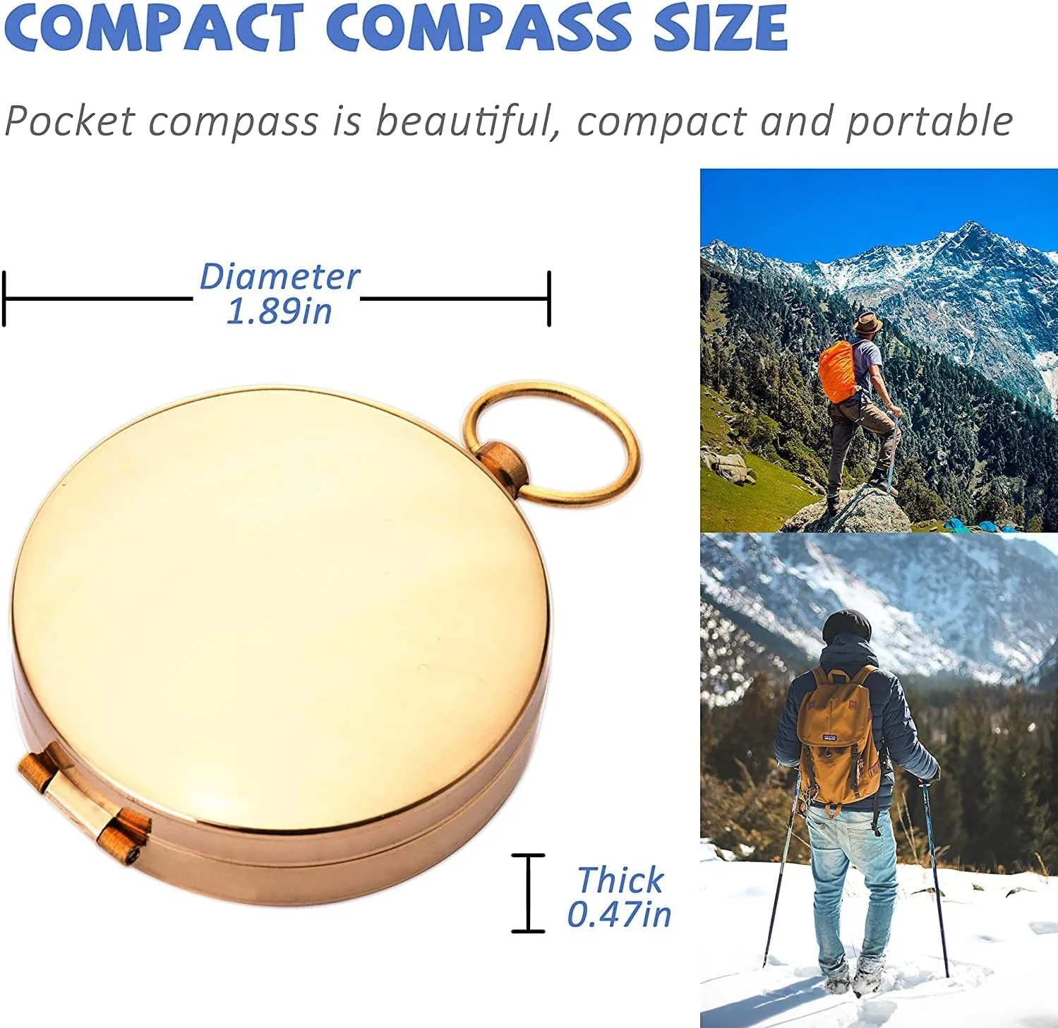 Posinly Advanced Orienteering Compass - Survival Whistle, Map Reading Field Compass for Camping, Hiking & Navigation, Great for Kids