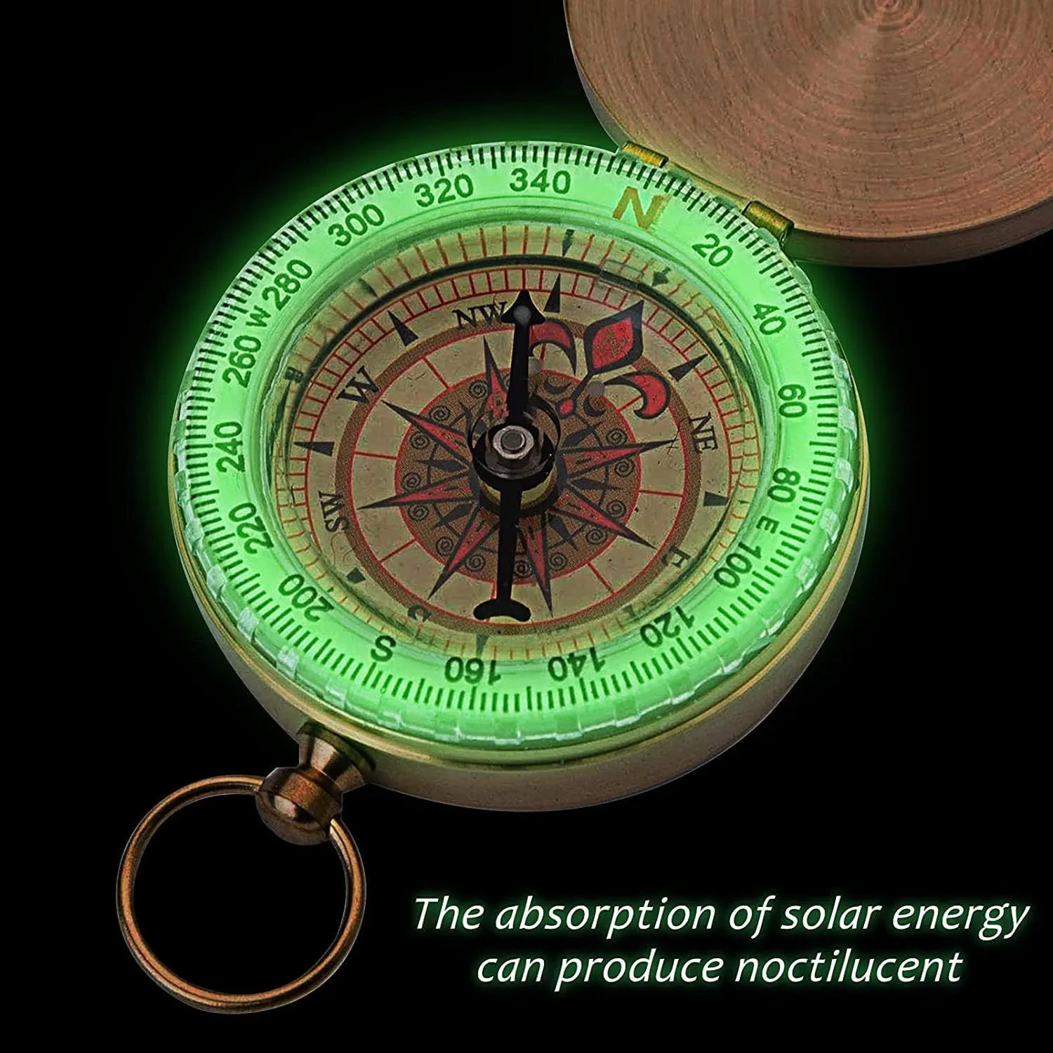 Posinly Advanced Orienteering Compass - Survival Whistle, Map Reading Field Compass for Camping, Hiking & Navigation, Great for Kids