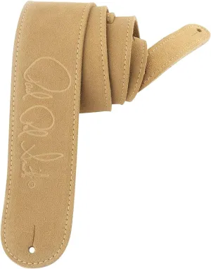 PRS Guitars Suede Guitar Strap, Tan (100158::008:)