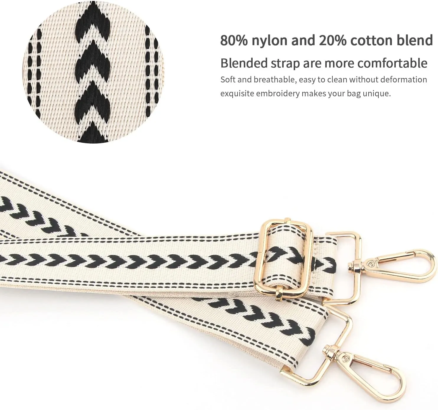Purse Strap,Replacement Crossbody Shoulder Strap for Handbag…