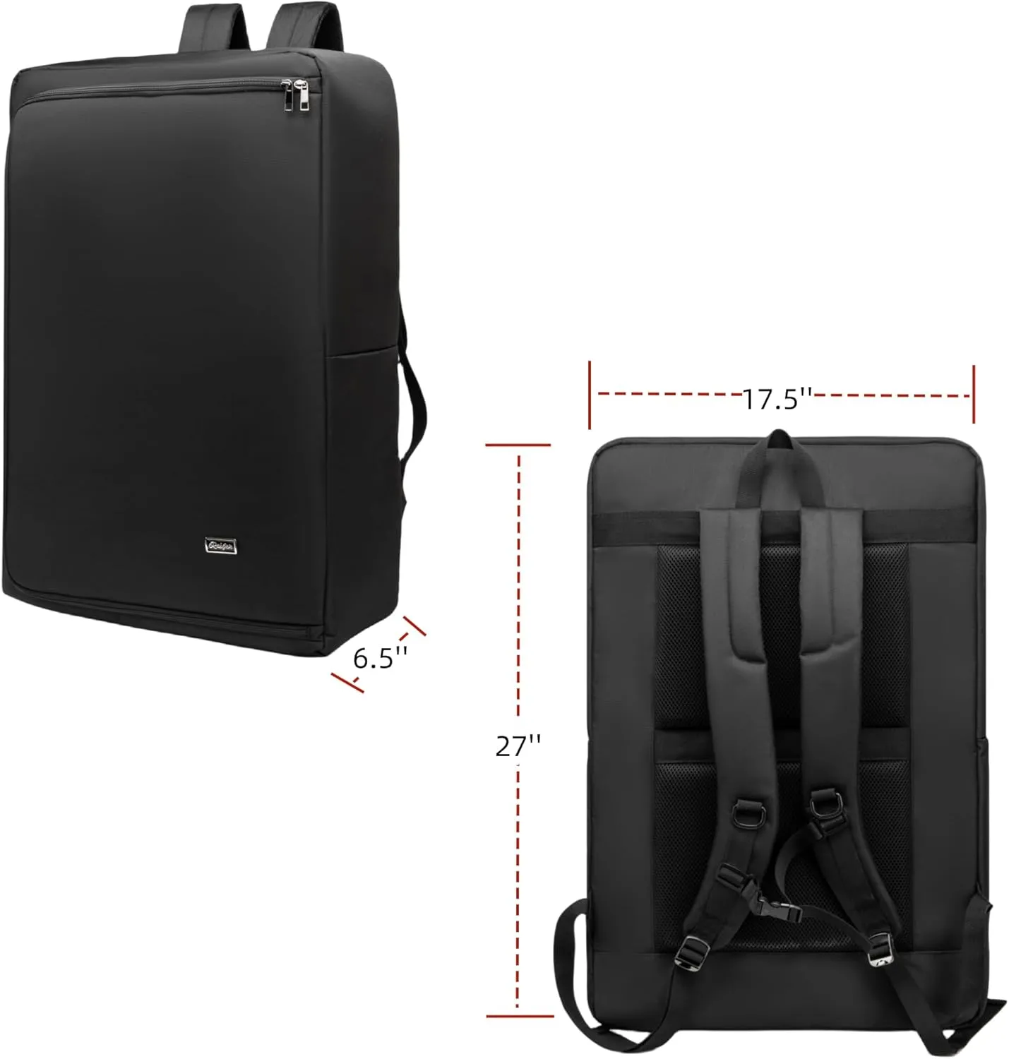 Rabjen DJ Backpack for Club Gigs, DJ Mixer Case Compatible with Pioneer DDJ-SR2, Pioneer DDJ-FLX6-GT, RANE ONE, and More Equipment