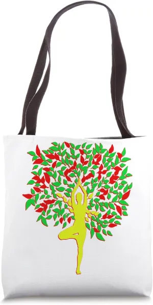 Rasta Tree Pose Yoga Tote Bag