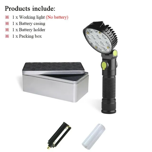 rechargeable 18650 or AAA battery cob led flashlight usb warning light flash light waterproof torch linterna flashlight magnet