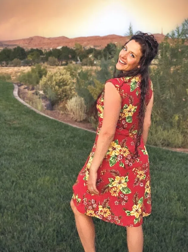 Red Hibiscus EVERYDAY Dress