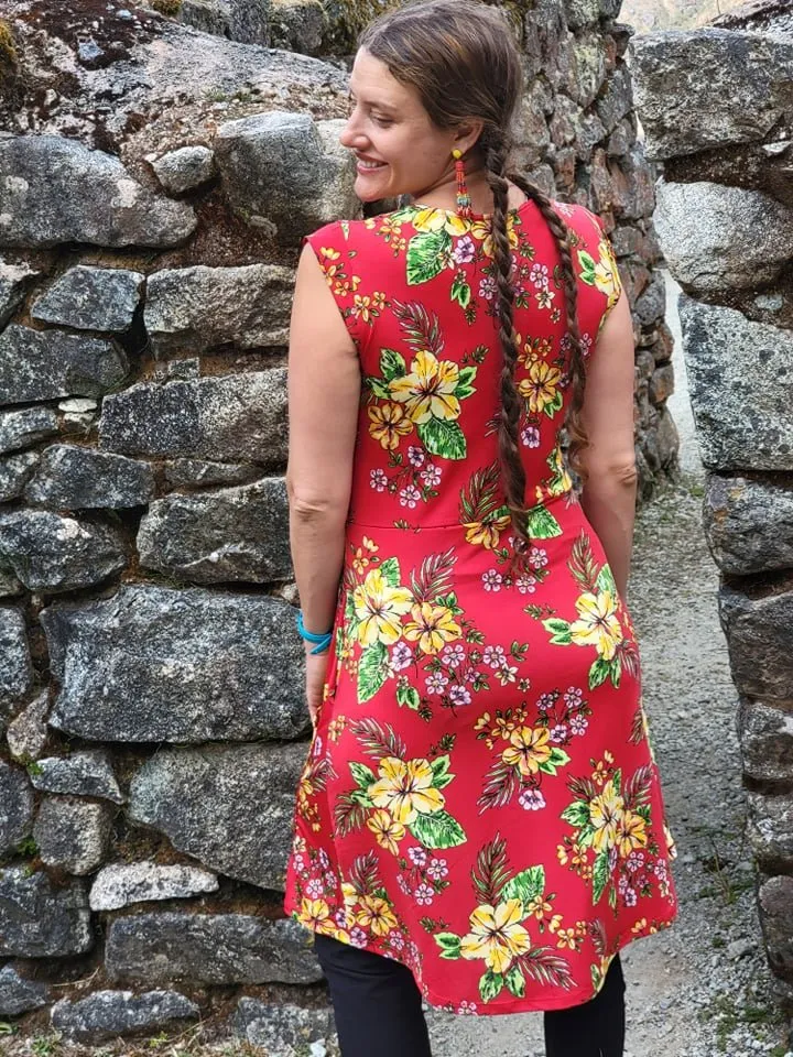 Red Hibiscus EVERYDAY Dress