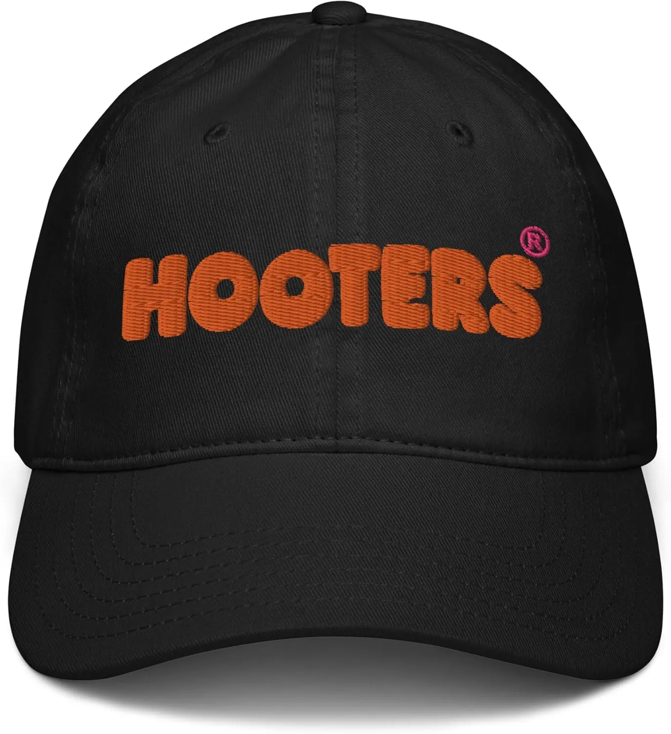 Restaurant Classic Orange Bubble Logo Adjustable Baseball Hat