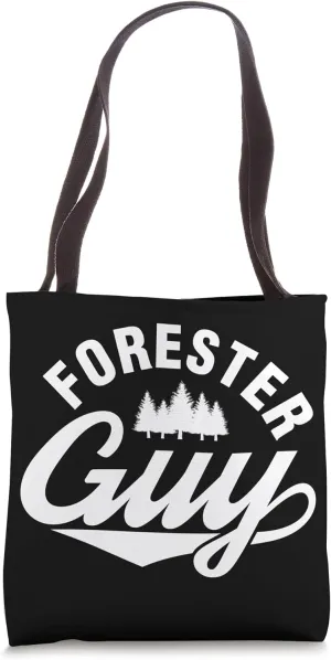 Retro Forester Expert Forestry Lover Lumberjack Graphic Tote Bag